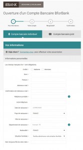 ouvrir un compte bancaire BforBank